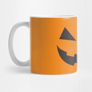 Jack-o'-Lantern Pumpkin Face Halloween Distressed Mug